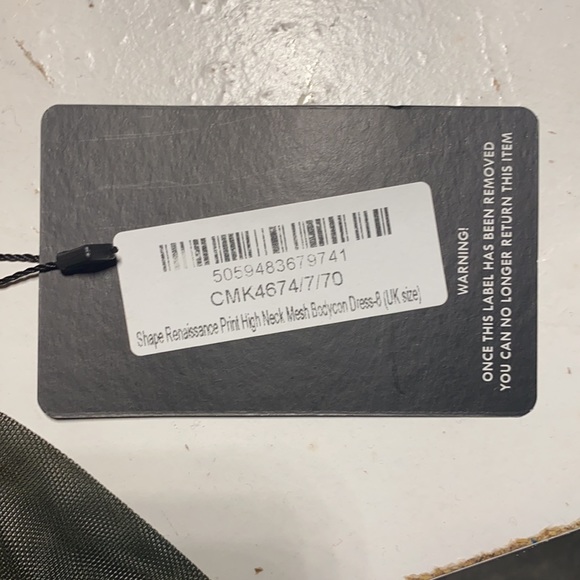 Pretty little thing Renaissance print dress - Picture 3 of 3